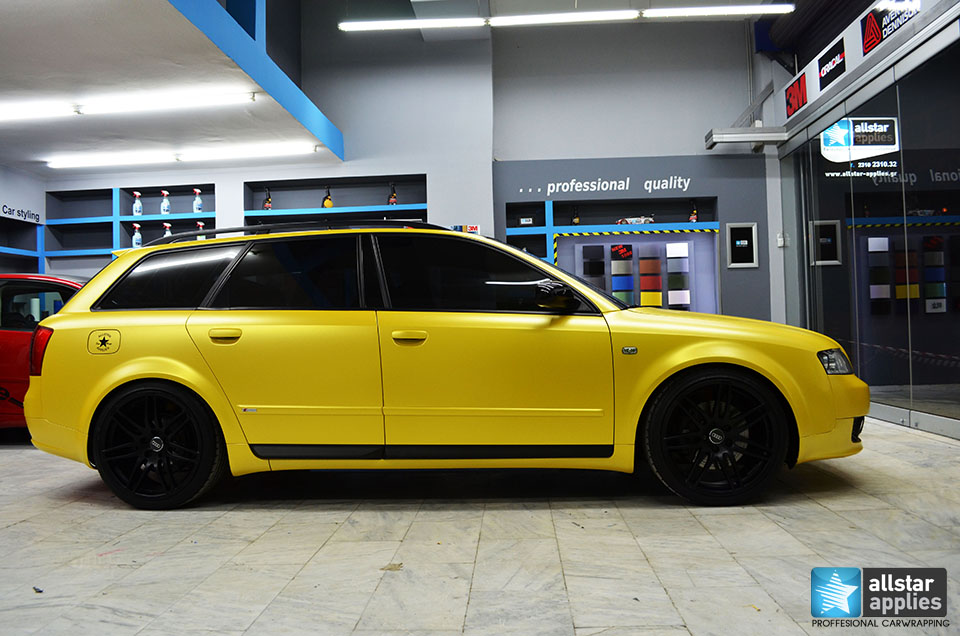 Audi Α4-Sunflower Yellow Metallic Matte (4)