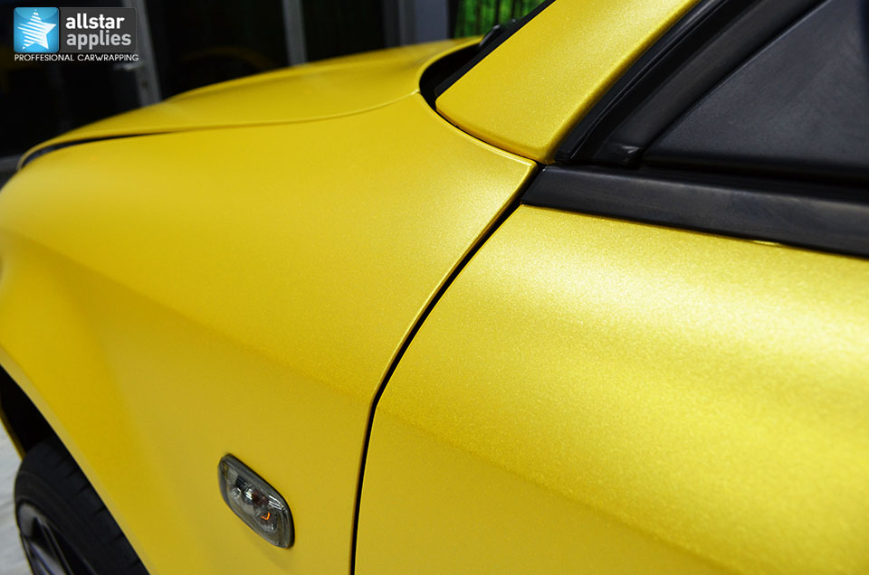 Audi Α4-Sunflower Yellow Metallic Matte (5)