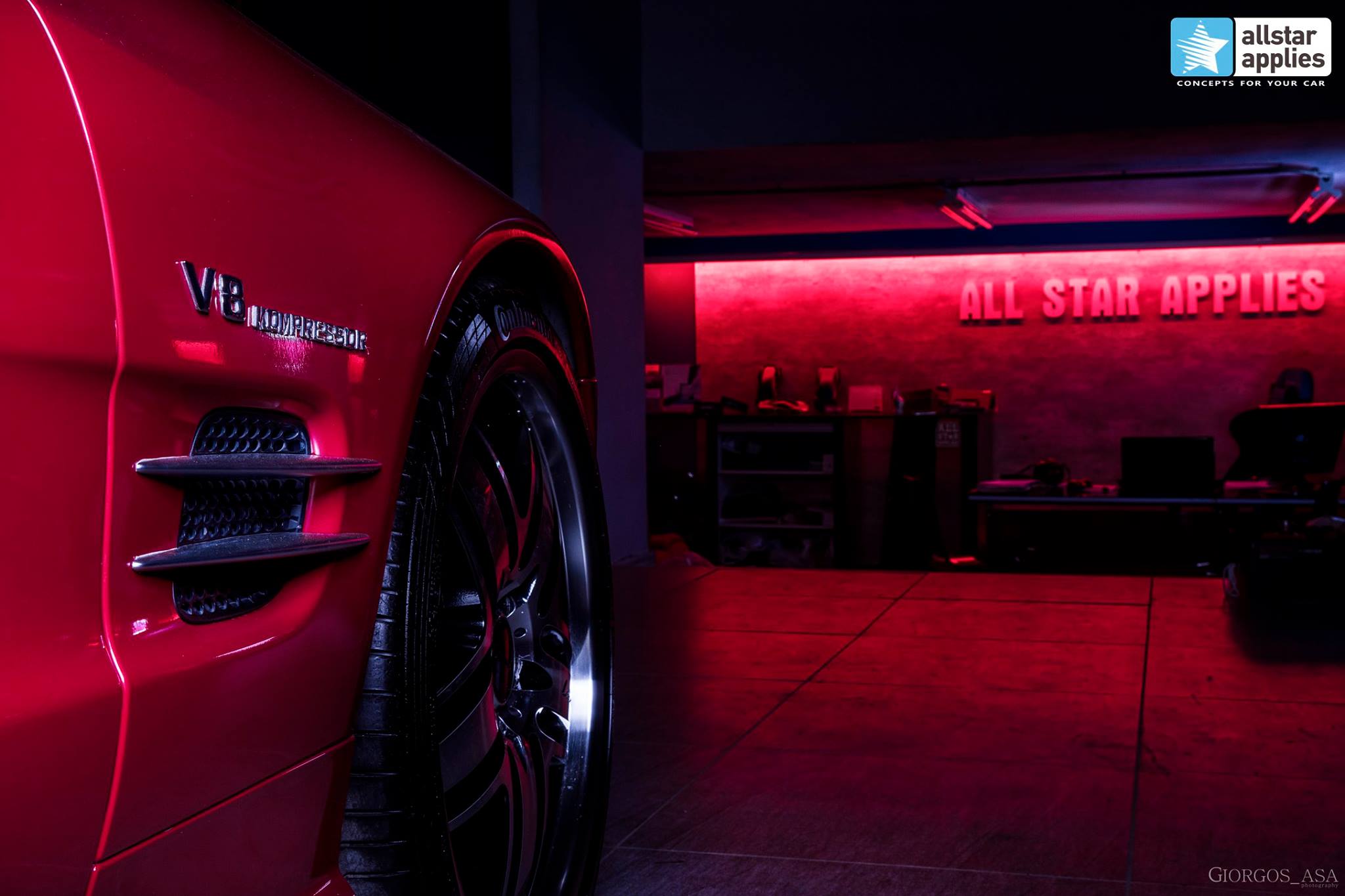 Mercedes SL55 AMG - Red Dark Metallic (7)