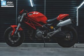 Αλλαγή χρώματος σε μηχανή Ducati με μεμβράνες στη θεσσαλονίκη, Allstar Applies